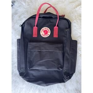 Fjallraven Kanken Classic Backpack 23510 Black/Ox Red